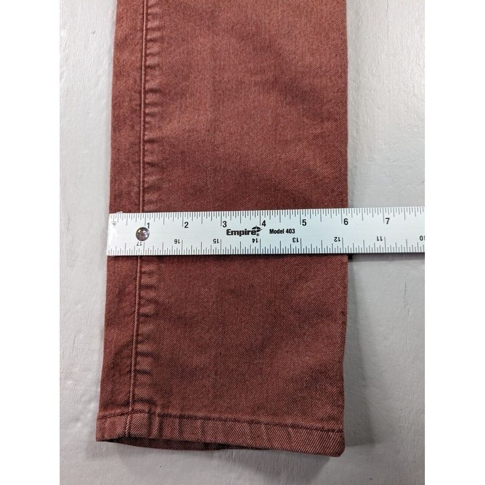 Y2K prAna Breath Kayla Jeans Womens Size 4 Burgundy Stretch Skinny Denim Casual - Picture 9 of 10